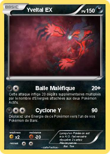 Pokemon Yveltal EX