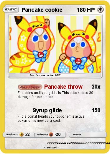 Pokemon Pancake cookie