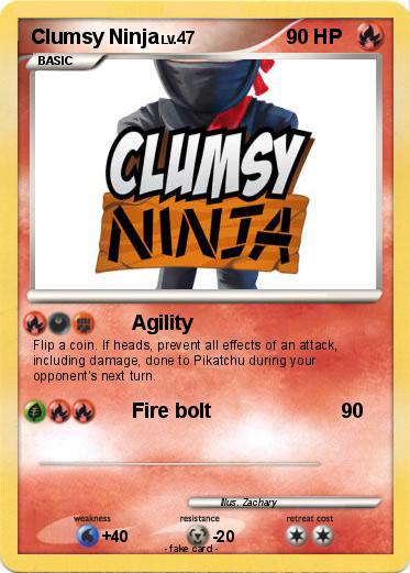 Pokemon Clumsy Ninja
