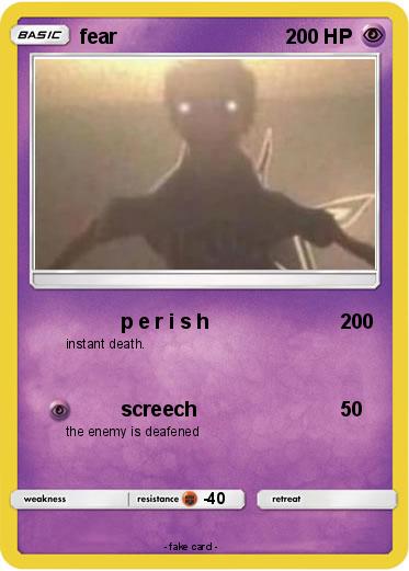 Pokemon fear