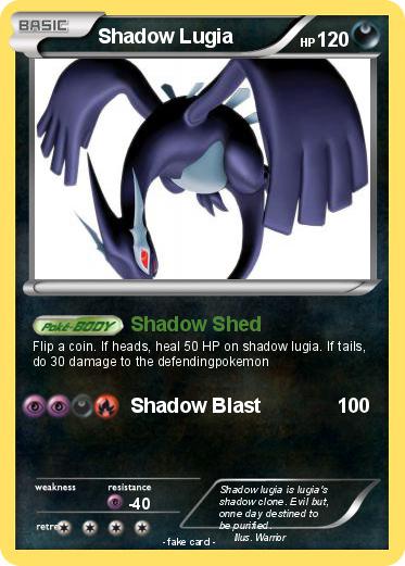 Pokemon Shadow Lugia