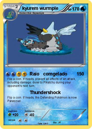 Pokemon kyurem wurmple