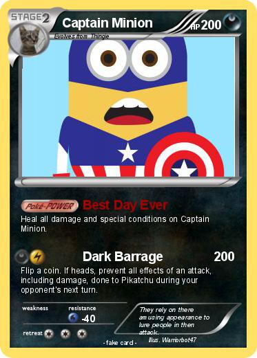Pokemon Captain Minion