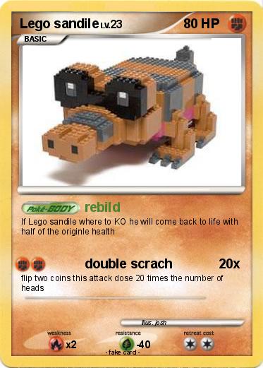 Pokemon Lego sandile