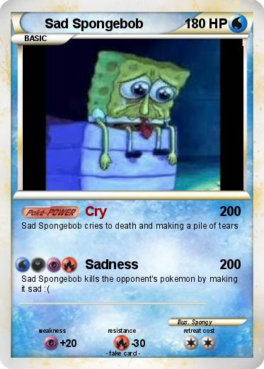 Pokemon Sad Spongebob