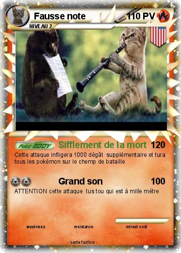 Pokemon Fausse note