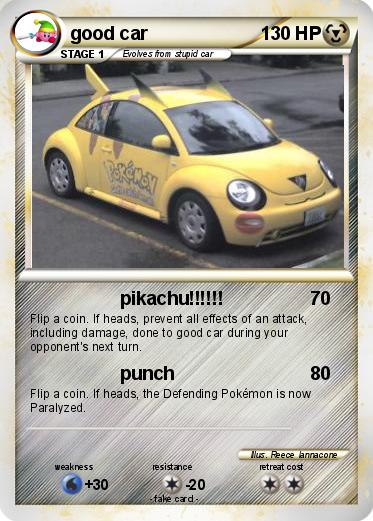 Pokemon good car