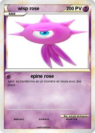 Pokemon wisp rose
