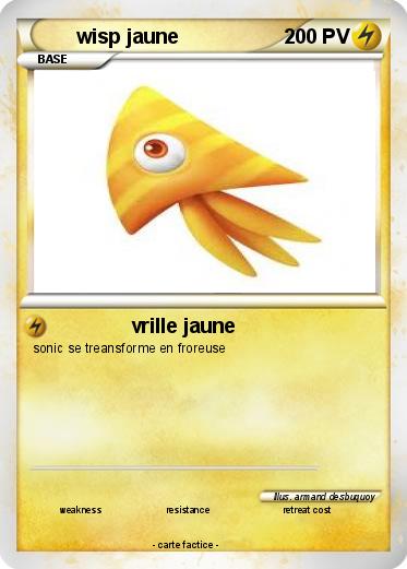 Pokemon wisp jaune