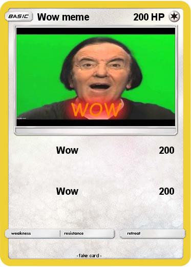 Pokemon Wow meme