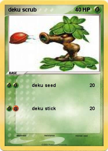 Pokemon deku scrub