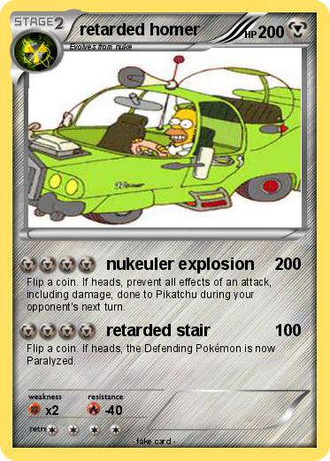 Pokemon retarded homer