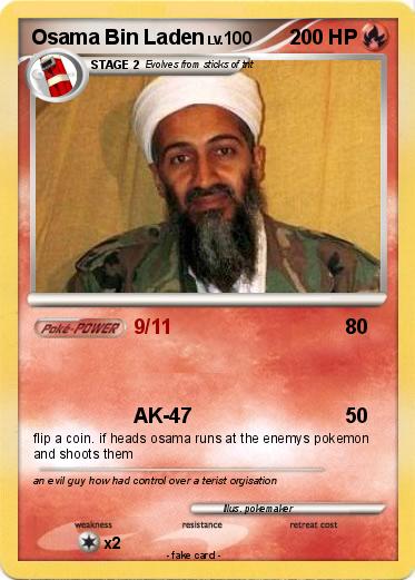 Pokemon Osama Bin Laden