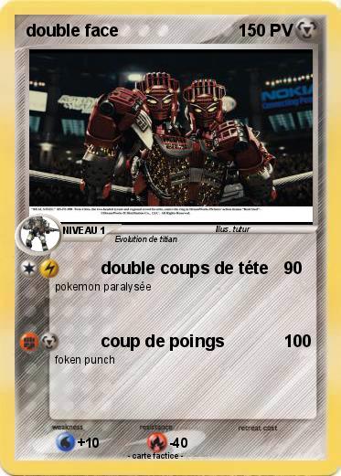 Pokemon double face