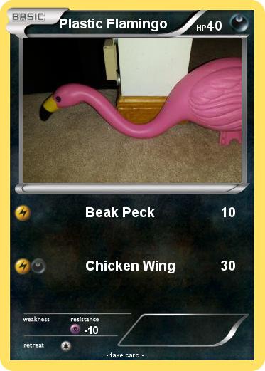 Pokemon Plastic Flamingo