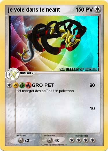 Pokemon je vole dans le neant