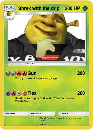 Pokemon Shrek with the drip