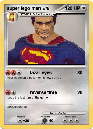 Pokemon super lego man