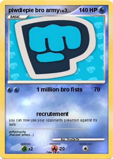 Pokemon piwdiepie bro army