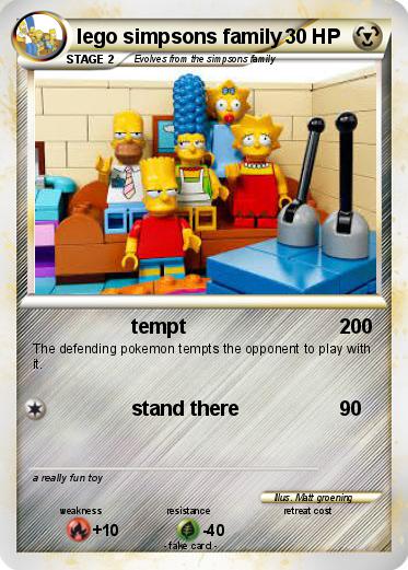 Pokemon lego simpsons family