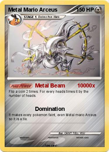 Pokemon Metal Mario Arceus