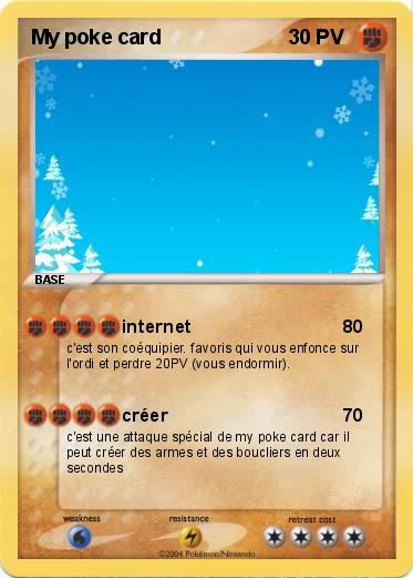 Pokemon My poke card