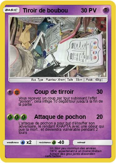 Pokemon Tiroir de boubou
