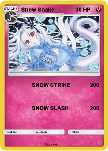 Pokemon Snow Snake