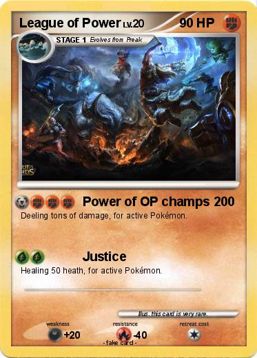 Pokemon League of Power