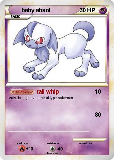 Pokemon baby absol