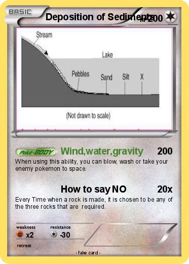 Pokemon Deposition of Sediments