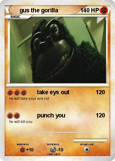 Pokemon gus the gorilla