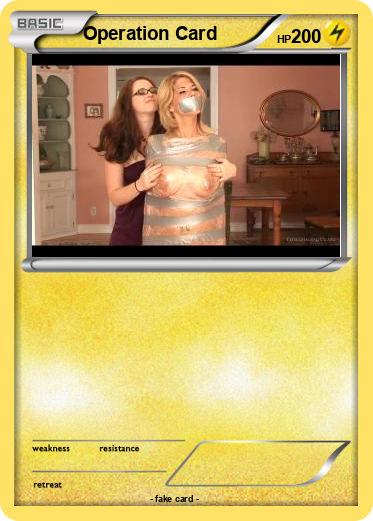 Pokemon Operation Card