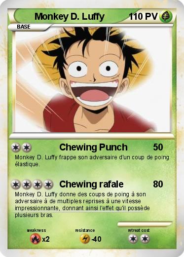 Pokemon Monkey D. Luffy
