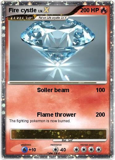 Pokemon Fire cystle