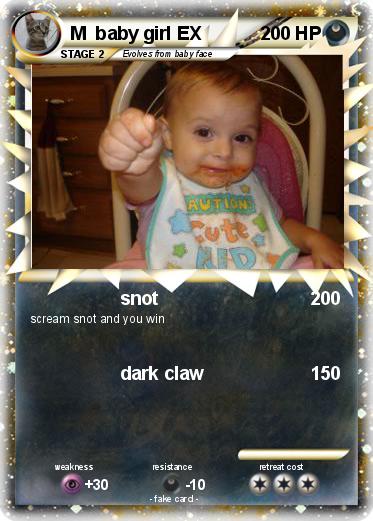 Pokemon M  baby girl EX