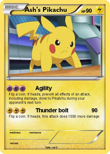 Pokemon Ash's Pikachu