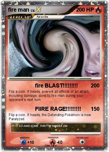 Pokemon fire man
