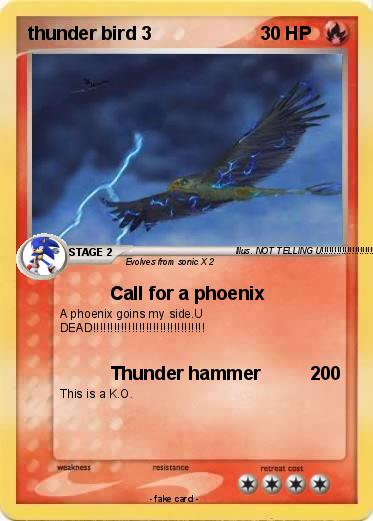 Pokemon thunder bird 3