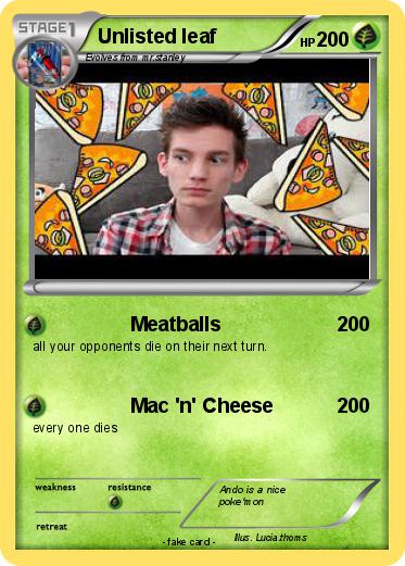 Pokemon Unlisted leaf