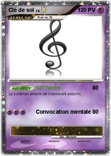 Pokemon Clé de sol