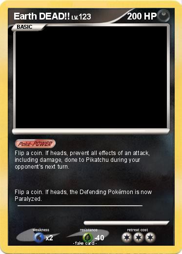 Pokemon Earth DEAD!!