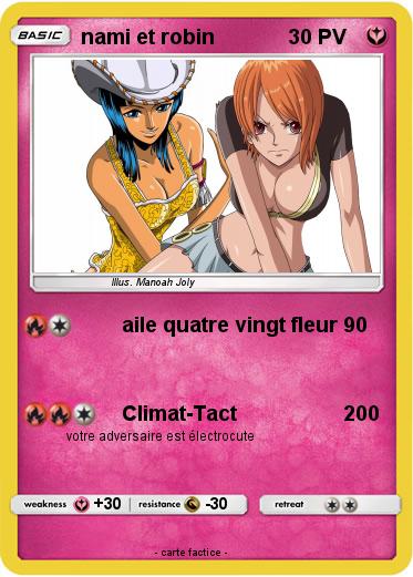 Pokemon nami et robin