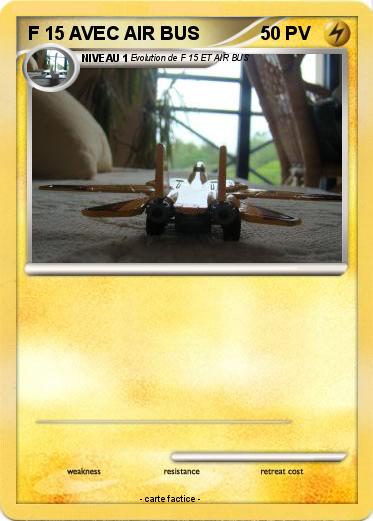 Pokemon F 15 AVEC AIR BUS