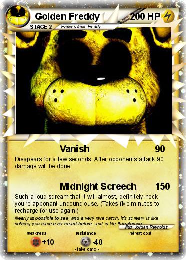 Pokemon Golden Freddy