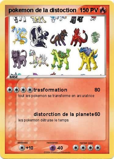 Pokemon pokemon de la distoction
