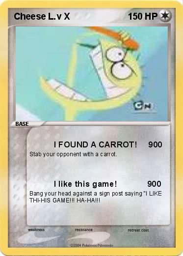 Pokemon Cheese L.v X
