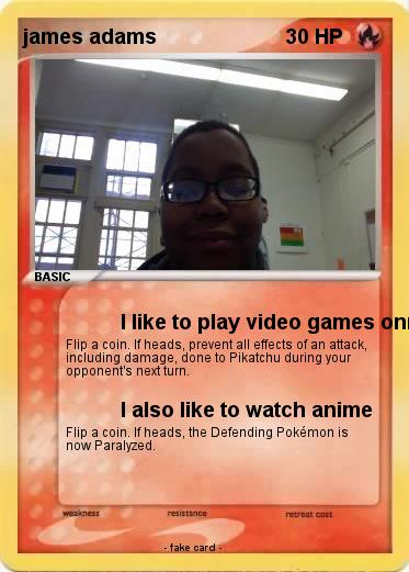 Pokemon james adams