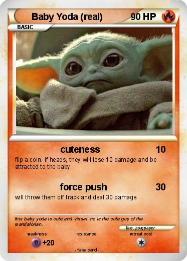 Pokemon Baby Yoda (real)