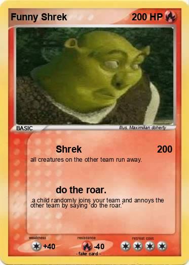 Pokemon Funny Shrek
